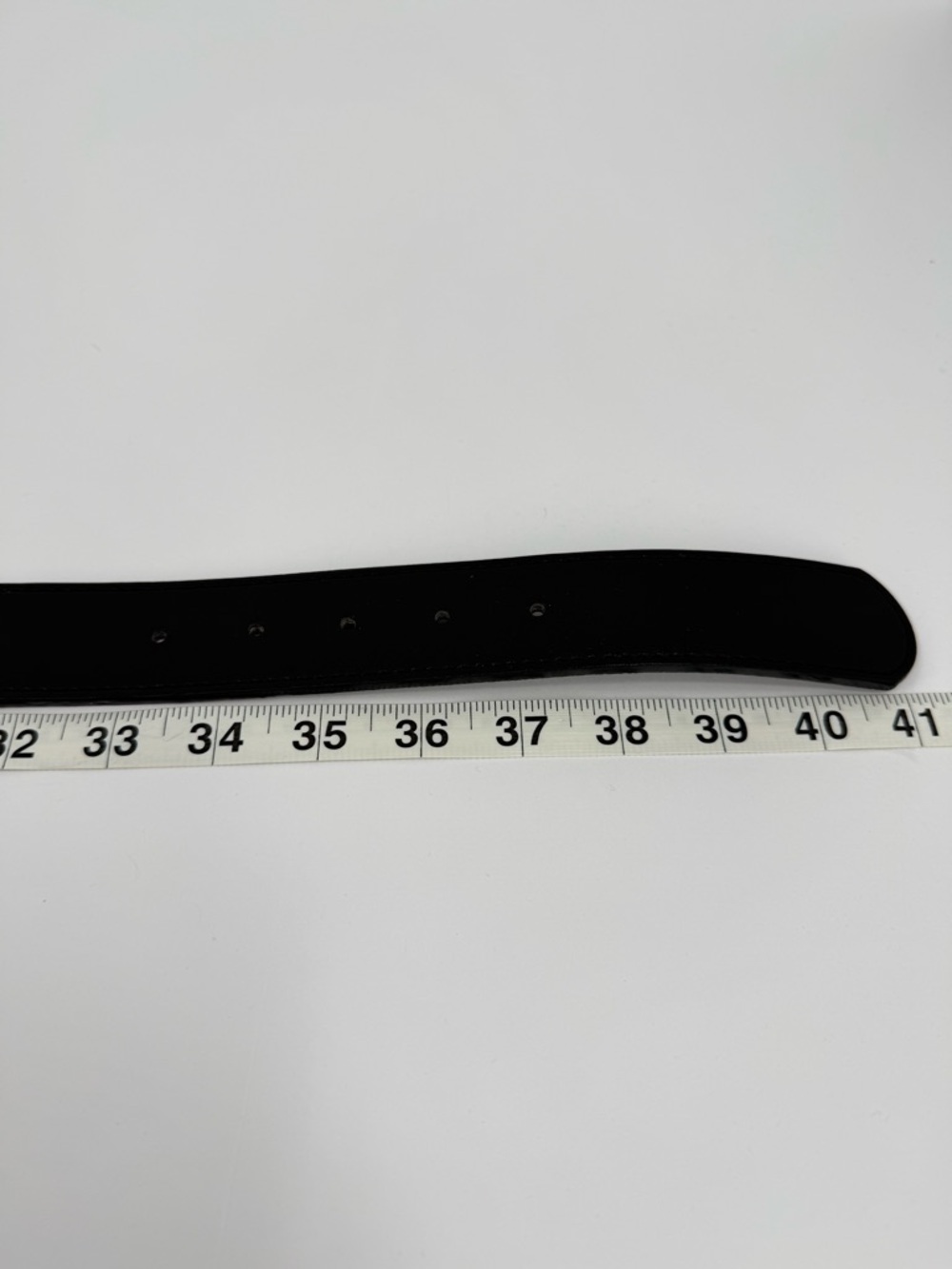 Gucci GG Marmont Wide Belt Black Leather Size 85/34 - Picture 11 of 13